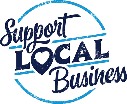 Support Local Business logo for wordpress website design packages by web404